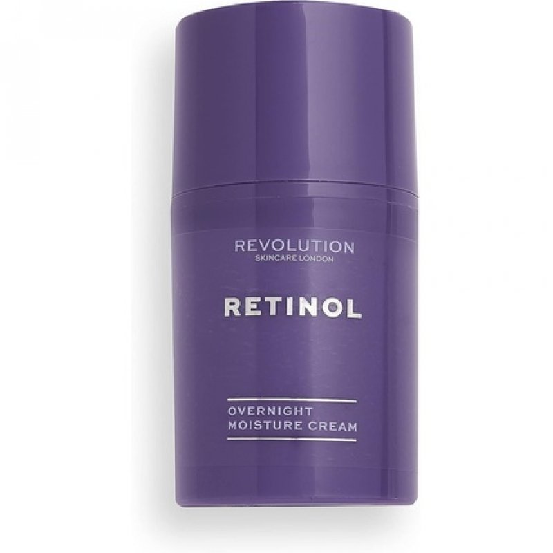 Revolution Skincare London Retinol Overnight Face Cream Reduces Fine Lines Wrinkles Blemish Formation Fragrance Free