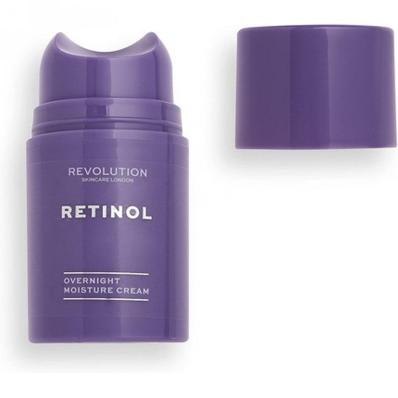 Revolution Skincare London Retinol Overnight Face Cream Reduces Fine Lines Wrinkles Blemish Formation Fragrance Free
