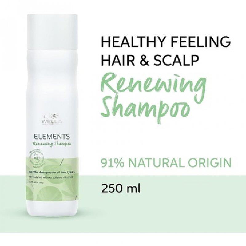 Wella Professionals Renewing Elements Professional Haircare, Without Silicones 250ml