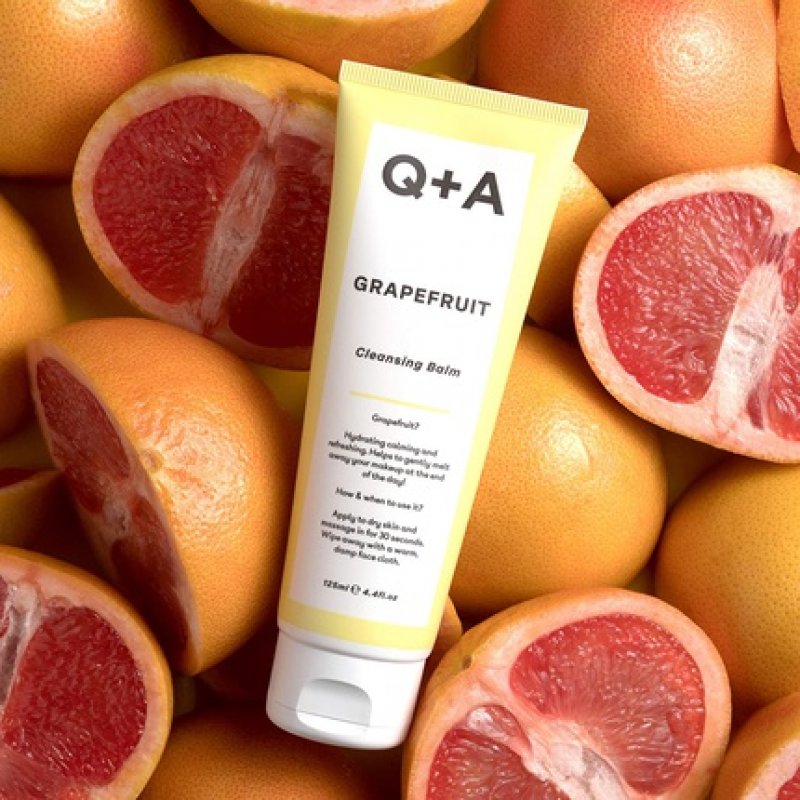Q A Grapefruit Cleansing Balm Makeup Remover 125ml 4.4fl Oz