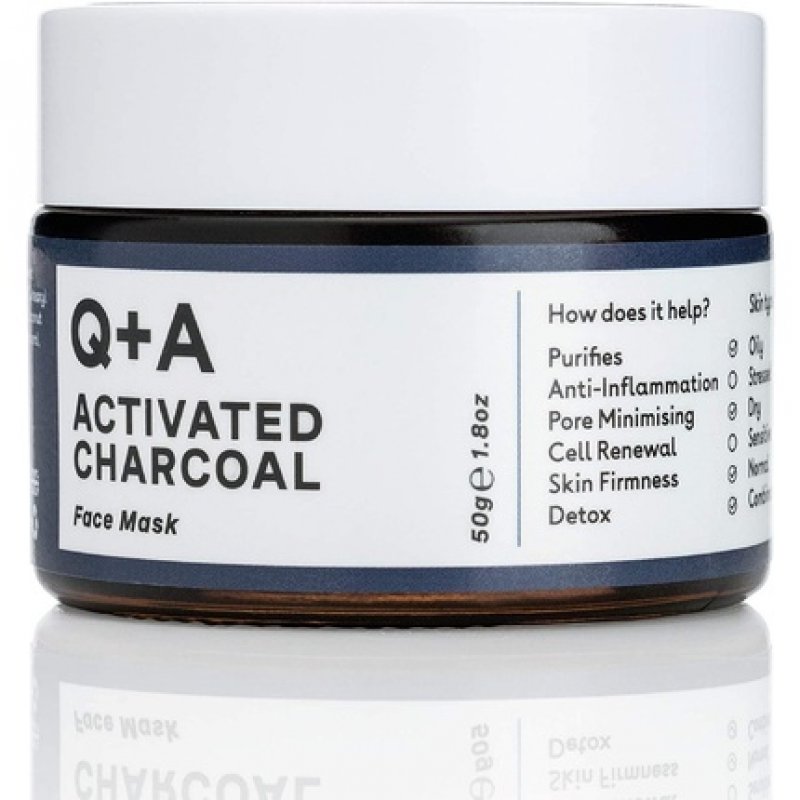 Q A Activated Charcoal Mask Detoxifying Cosmetic Mask 50g/1.8oz