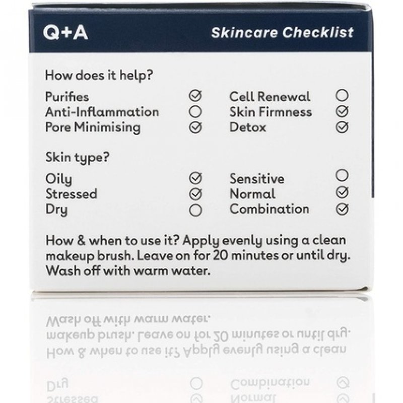 Q A Activated Charcoal Mask Detoxifying Cosmetic Mask 50g/1.8oz