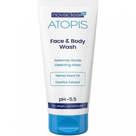 NovaClear Organic Hemp Seed Oil Cleansing Gel for Face and Body