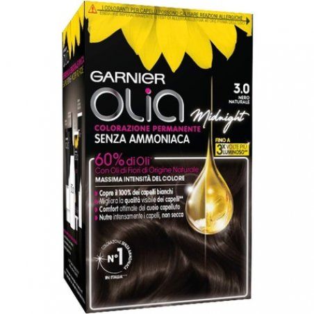 Garnier Olia Permanent Hair Color Nero Naturale 3.0 black