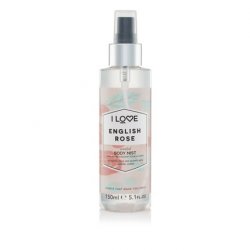 I Love Signature English Rose Long Lasting Fast Drying Non Sticky Body Mist for Her 150ml