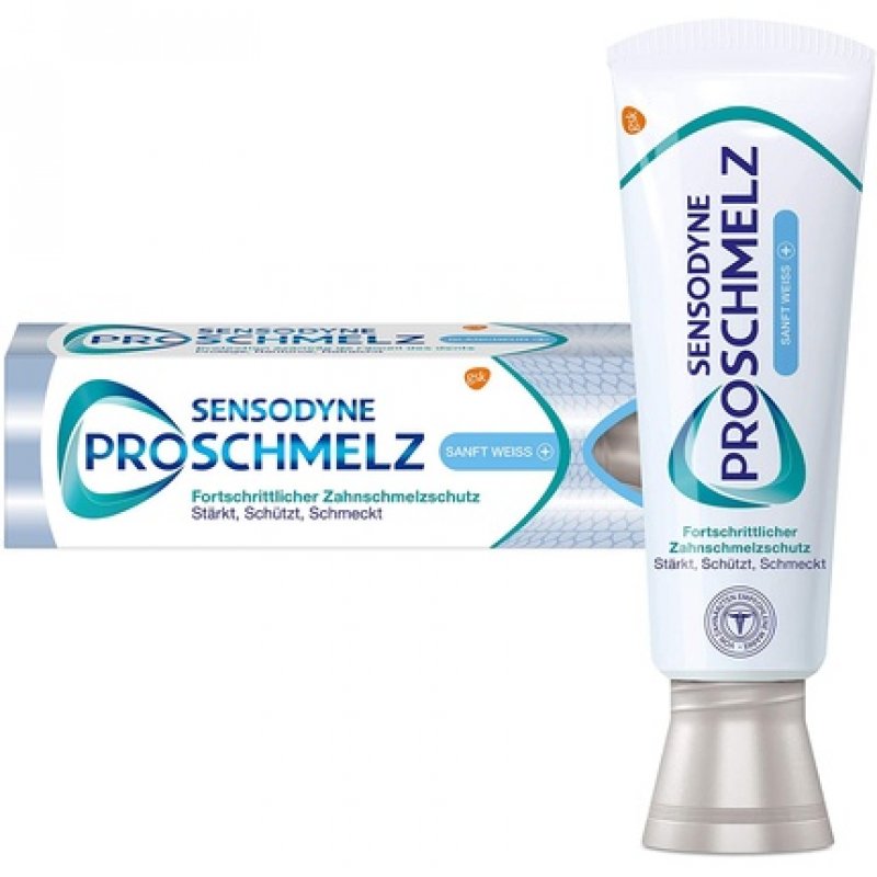 SENSODYNE ProSchmelz Sanft Weiss Plus Toothpaste 75ml - Advanced Enamel Protection with Whitening Effect - Strengthens,