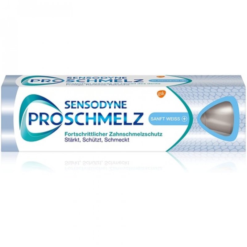 SENSODYNE ProSchmelz Sanft Weiss Plus Toothpaste 75ml - Advanced Enamel Protection with Whitening Effect - Strengthens,