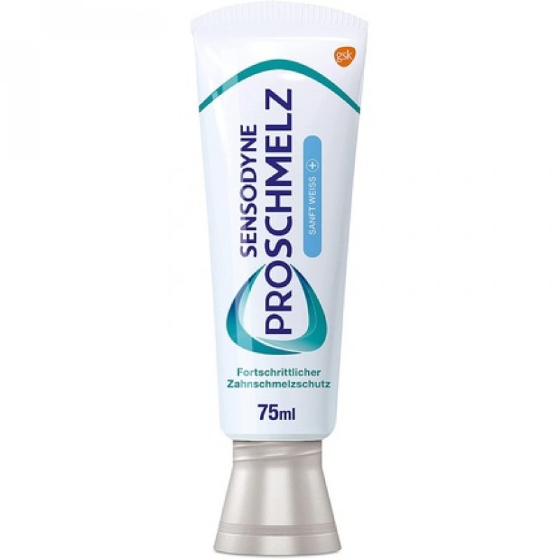 SENSODYNE ProSchmelz Sanft Weiss Plus Toothpaste 75ml - Advanced Enamel Protection with Whitening Effect - Strengthens,