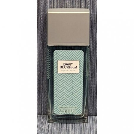 David Beckham Aqua Classic natural spray deodorant, Men, 75ml