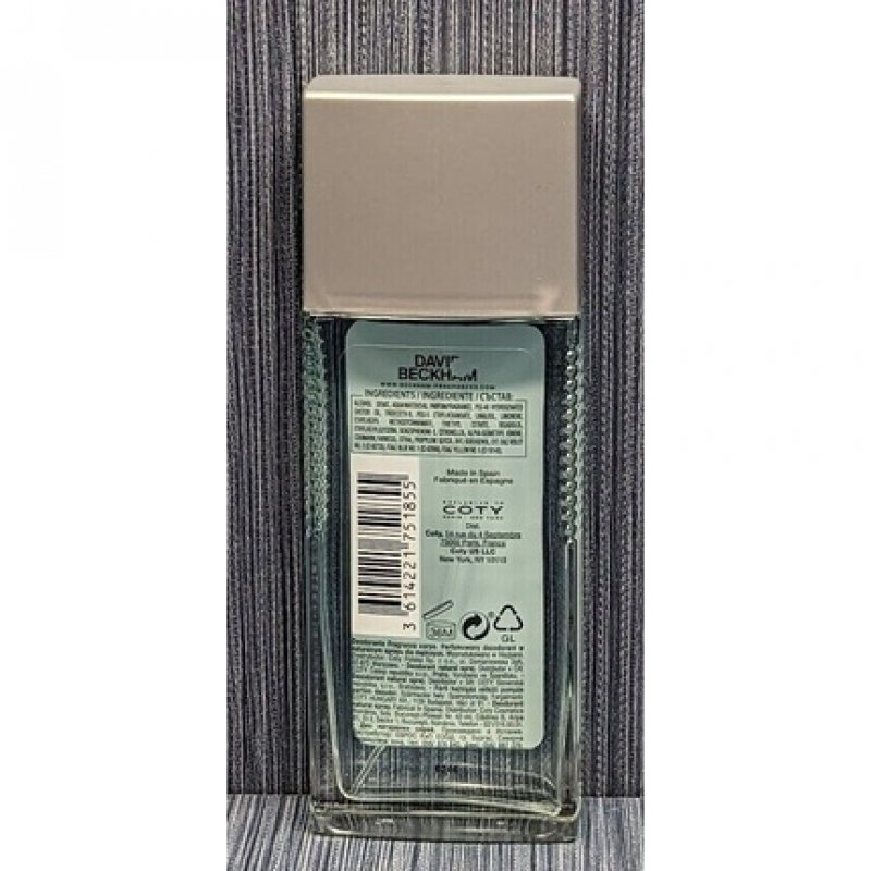 David Beckham Aqua Classic natural spray deodorant, Men, 75ml