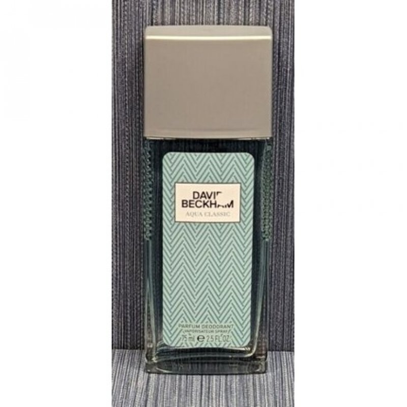 David Beckham Aqua Classic natural spray deodorant, Men, 75ml