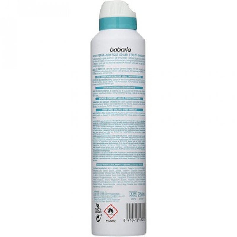 BABARIA Unisex Aloe Vera Repair Spray 250ml - Black