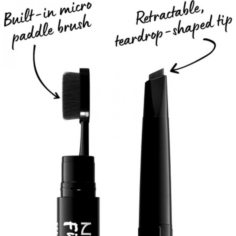 Nyx Professional Makeup Fill & Fluff Eyebrow Pomade Pencil 08 Black 15g