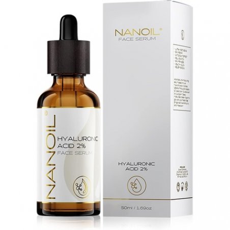 Nanoil Hyaluronic Face Serum 50ml Illuminating Smoothing Ultra-Hydrating with Hyaluronic Acid