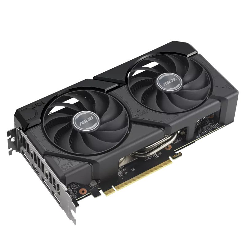 ASUS Dual Radeon RX 7600 XT OC Grafikkarte - 16GB GDDR6, 1x HDMI, 3x DP