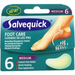 Salvequick Care of the Feet Blisters/Rubbing Heel - Pack of 6