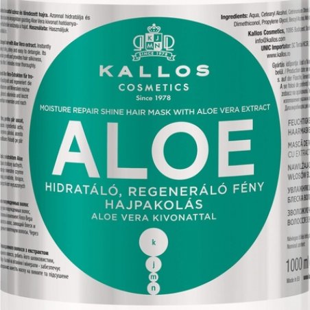 Kallos KJMN Aloe Vera Moisturizing and Rebuilding Hair Mask 1000ml