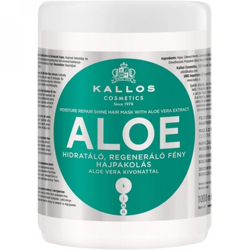 Kallos KJMN Aloe Vera Moisturizing and Rebuilding Hair Mask 1000ml