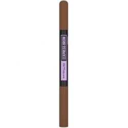 Maybelline Express Brow Duo Eyebrow Filling Natural Looking 2-in-1 Pencil Pen Plus Filling Powder Medium Brown 1 Count