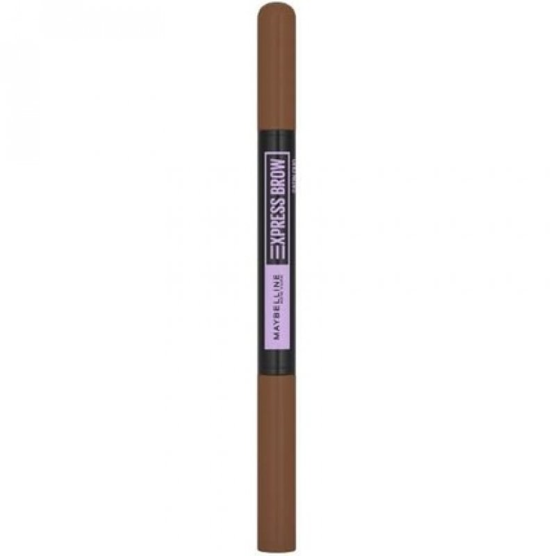 Maybelline Express Brow Duo Eyebrow Filling Natural Looking 2-in-1 Pencil Pen Plus Filling Powder Medium Brown 1 Count