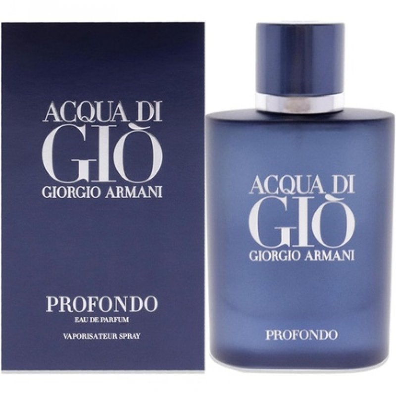 Giorgio Armani Acqua di Gio Profondo Unisex Eau de Parfum 75ml Spray Black