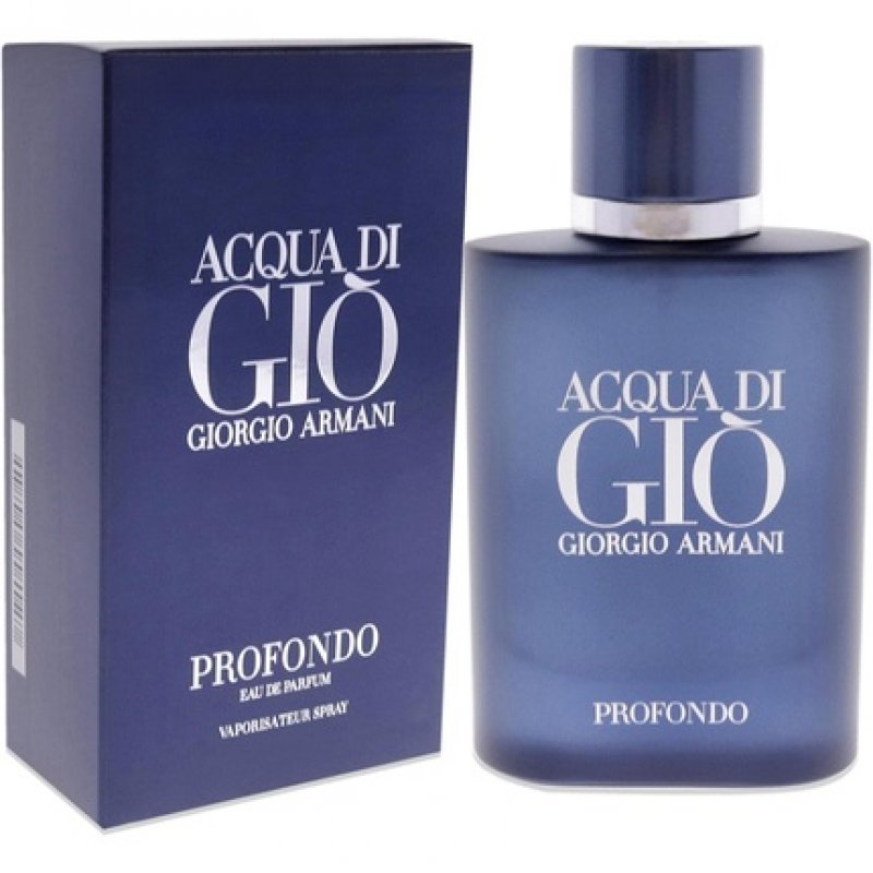 Giorgio Armani Acqua di Gio Profondo Unisex Eau de Parfum 75ml Spray Black