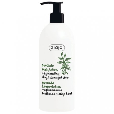Ziaja Avocado Body Lotion 400ml - Regeneration for Dry and Stressed Skin