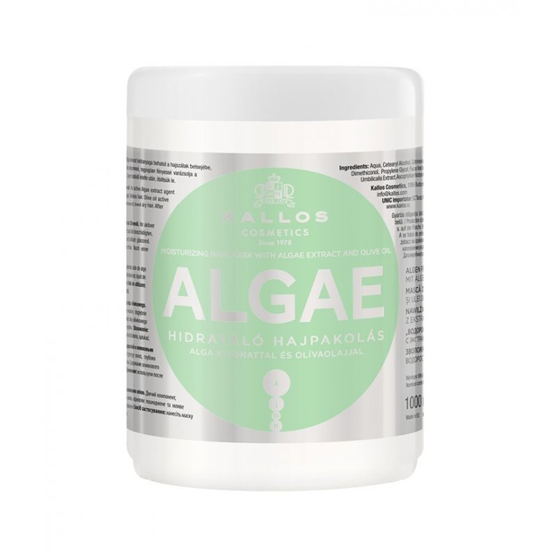 Kallos Algae Moisturizing Hair Mask with Algae Extract and Olive Oil 1000ml