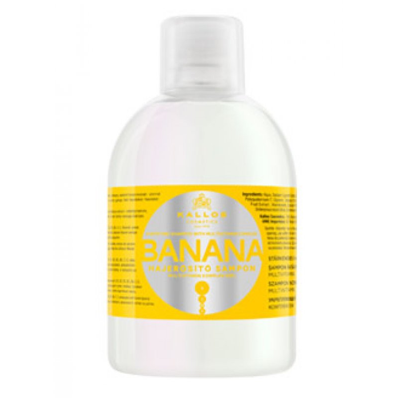 Kallos Banana Fortifying Shampoo with Multi-vitamin Complex, 1000ml