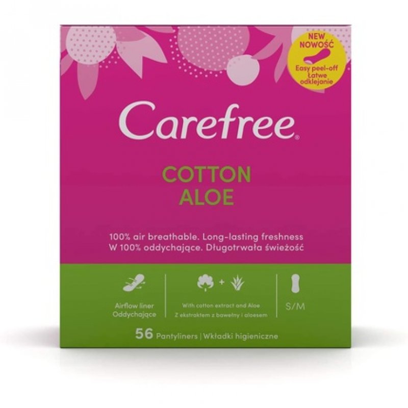 Carefree Protege-Slip Transp 56 Alo 200g