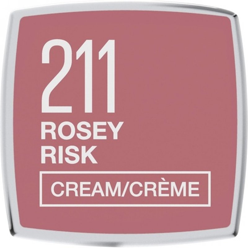 Maybelline Color Sensational Satin Lipstick 211 Rosey Risk 4.2g