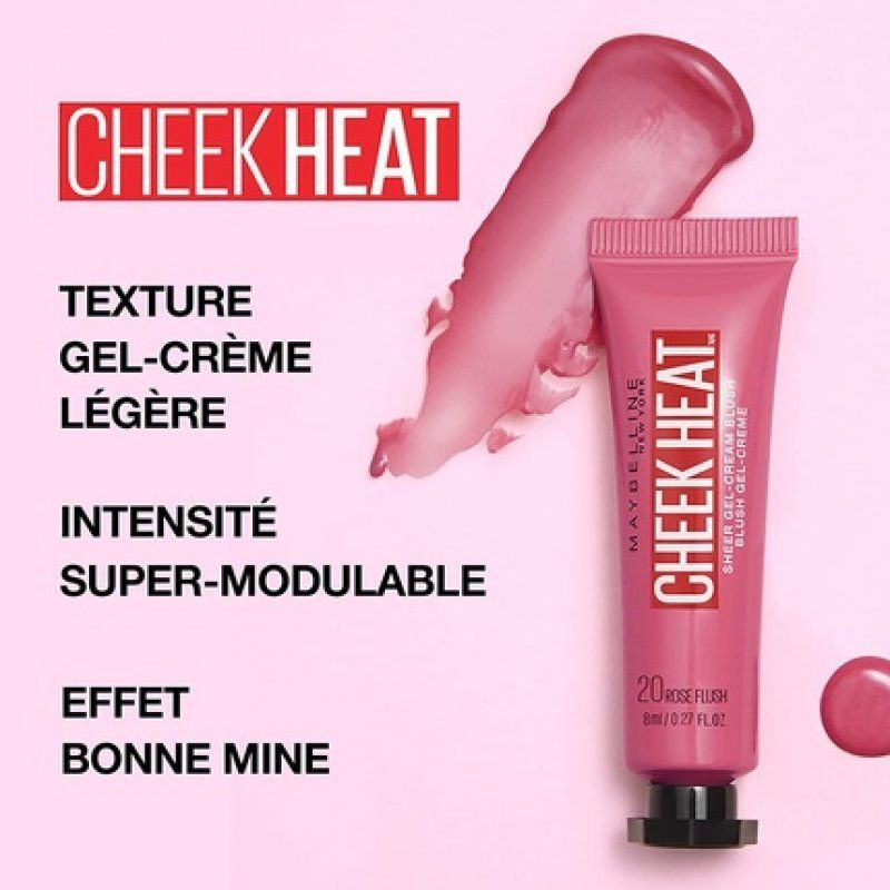 Maybelline - Cream blush Cheek Heat - 30: Coral Ember 10ml