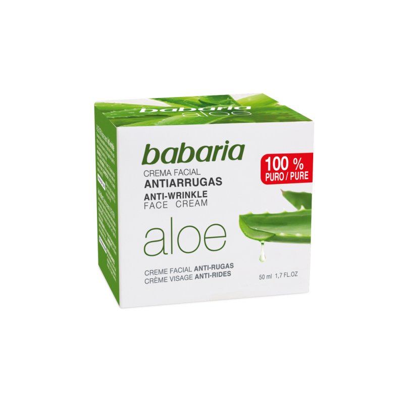 Babaria Crème Pour Le Visage Antirides Aloe 50ml
