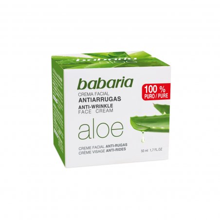 Babaria Crème Pour Le Visage Antirides Aloe 50ml