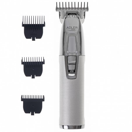 Adler AD 2836s Professional Metallic Trimmer 100W Hair Clipper Hair Trimmer Silver