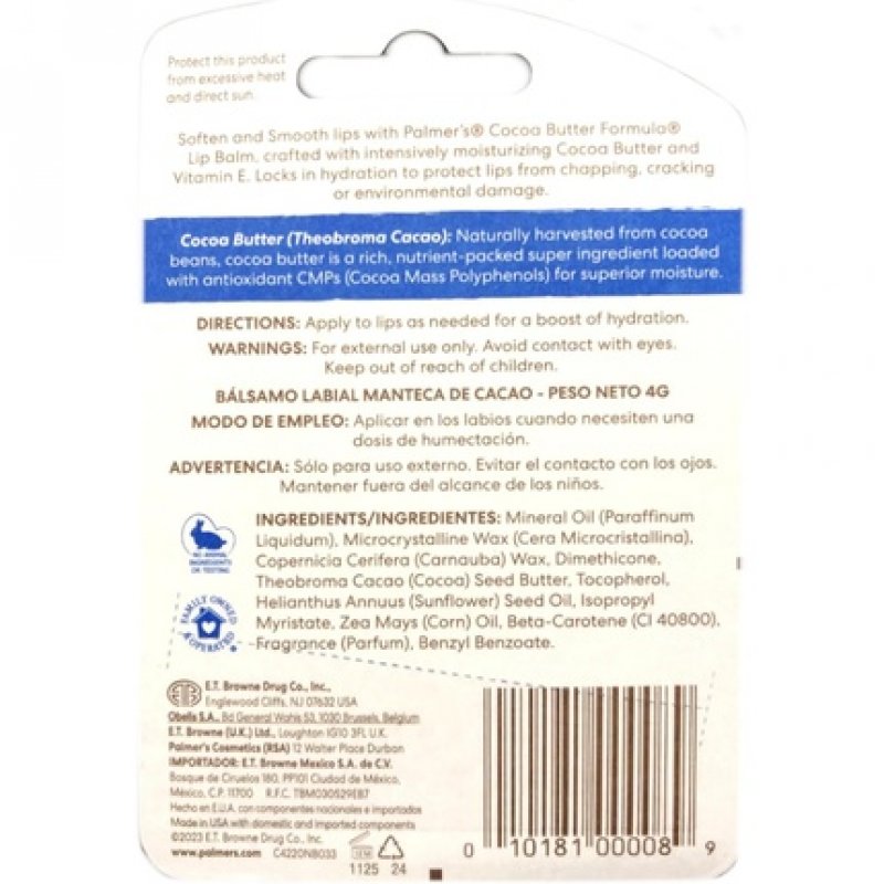 Palmer's Cocoa Butter Formula Moisturizing Lip Balm SPF 15