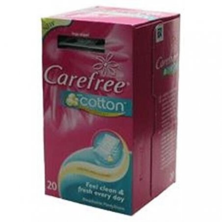 Carefree Breathables Unscented Panty Liners 20 Pads