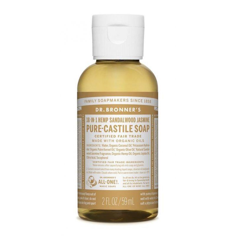 Dr.Bronner's PURE-CASTILE LIQUID SOAP 59 ml Savon liquide 1 pièce(s)