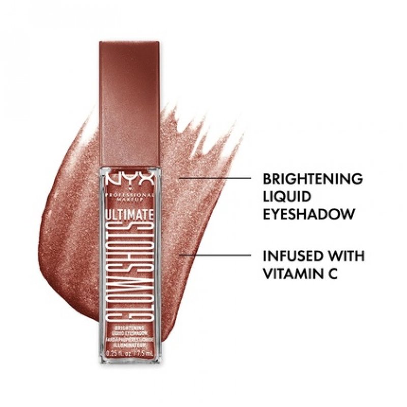 NYX Professional Makeup Ultimate Glow Shots Liquid Eyeshadow with Vitamin C Mango Moment