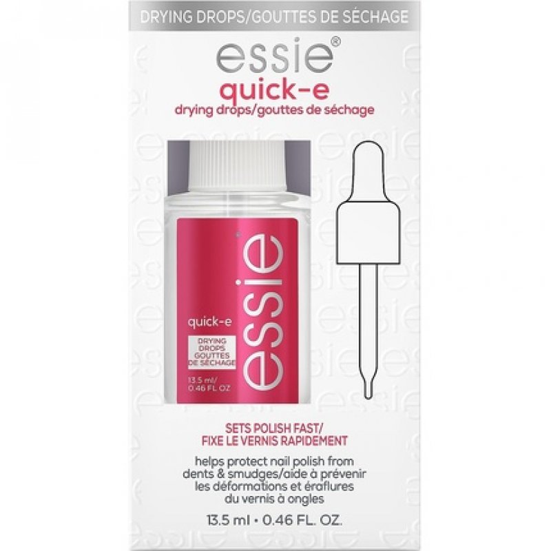 Essie Nail Polish Nail Care Quick-e Drying Drops Fast Drying Quick Dry Nail Varnish Treatment 13.5ml