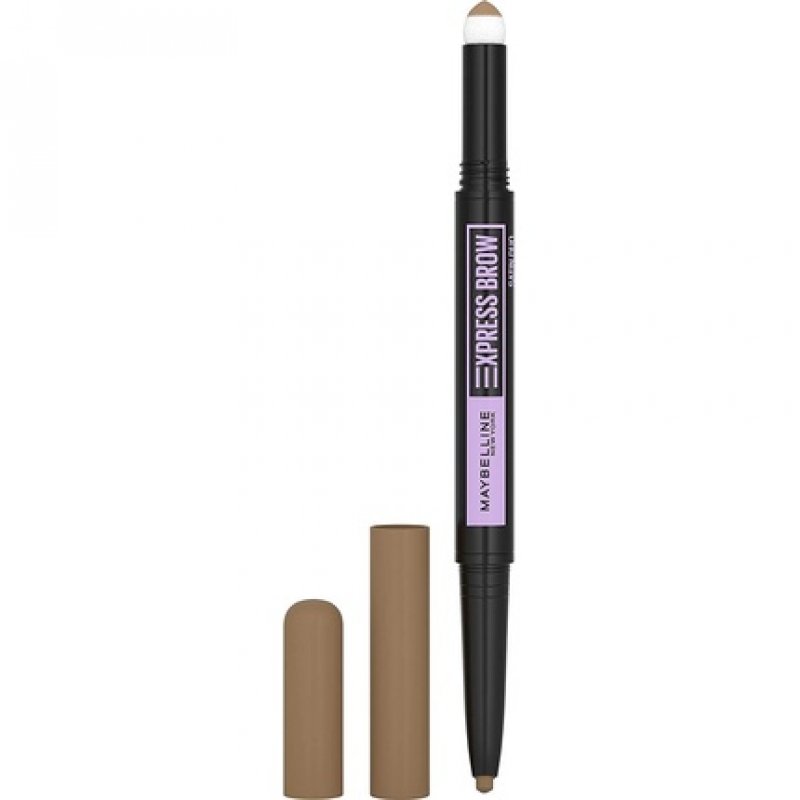L'Oreal Paris Maybelline Express Brow Duo Eyebrow Filling Natural Looking 2-In-1 Pencil Pen Filling Powder Dark
