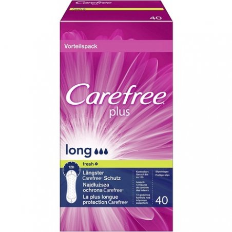 Carefree Long Plus Pantyliners Fresh
