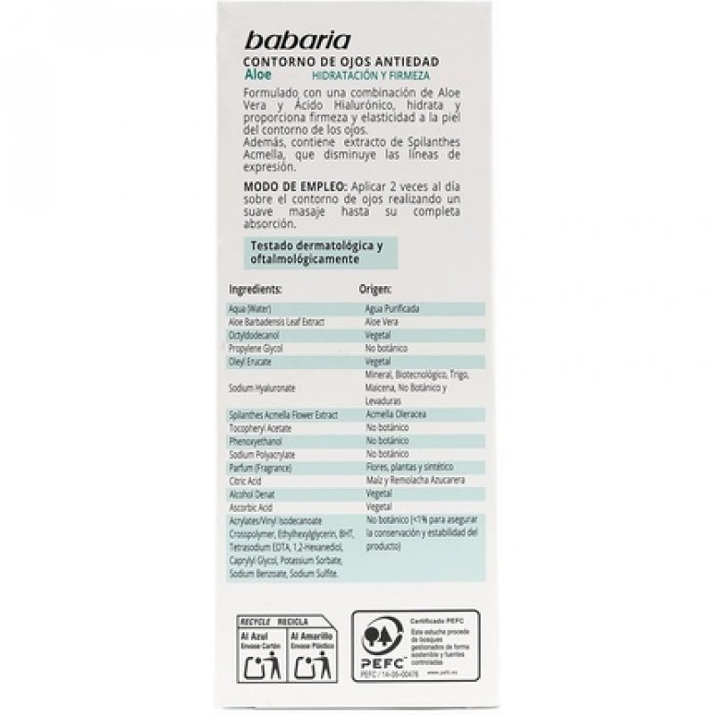 Aloe Vera Eye Contour - 15ml