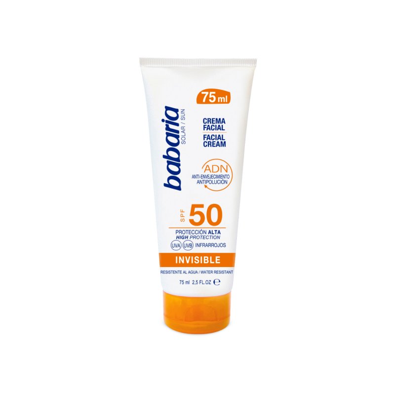 Babaria Invisible Facial Cream Sunscreen cream Face 50 Adults