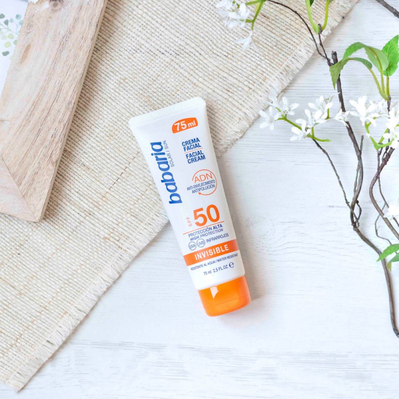 Babaria Invisible Facial Cream Sunscreen cream Face 50 Adults