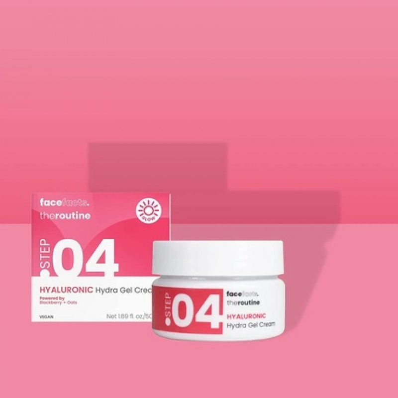 Face Facts The Routine Hyaluronic Hydra Gel Cream Nourish and Hydrate 50ml