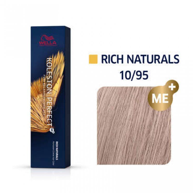 Wella Koleston Perfect Me Rich Naturals 10/95 Blond très très Clair Fumé Acajou 60ml