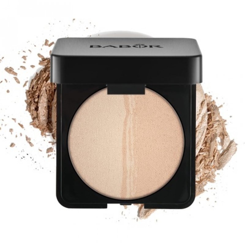 BABOR MAKE UP Satin Duo Highlighter Baked Powder for Beautiful Facial Accents 6g