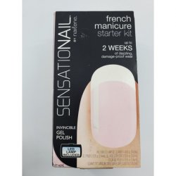 SensatioNail Gel Nail Polish Starter Kit Sheer Pink with LED Nail Lamp - 10 Manicures