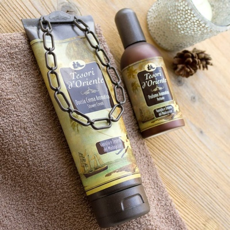Tesori d'Oriente Vaniglia E Zenzero Madagascar Vanilla and Ginger Shower Cream 250ml